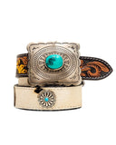 Myra Bag - Klepto Hand Tooled Concho Belt - Apparel - Myra Bag - Bronco Western Supply Co.