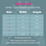 Myra Bag - La Ponderosa Booties in Chocolate Brown - Women's Shoes - Myra Bag - Bronco Western Supply Co.