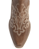 Myra Bag - La Ponderosa Booties in Chocolate Brown - Women's Shoes - Myra Bag - Bronco Western Supply Co.