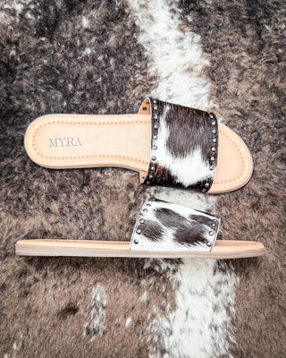 Myra Bag - Lettie Ridge Slides in Dark Hide – Women's Shoes from Bronco Western Supply Co.