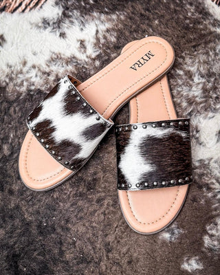 Myra Bag - Lettie Ridge Slides in Dark Hide – Women's Shoes from Bronco Western Supply Co.