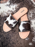 Myra Bag - Lettie Ridge Slides in Dark Hide - Women's Shoes - Myra Bag - Bronco Western Supply Co.