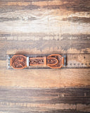 Myra Bag - Lone Star Hand Tooled Leather Watch Band in Antique Saddle Brown - Accessories - Myra Bag - Bronco Western Supply Co.