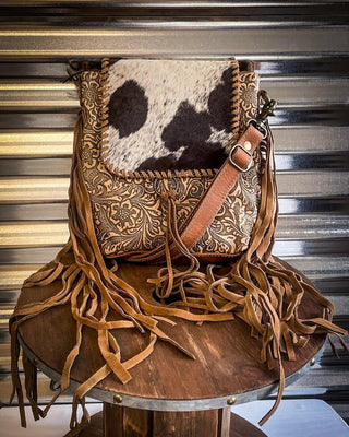 Myra Bag - Maushold Leather and Hair On Hide Crossbody Bag – Purses & Wallets from Bronco Western Supply Co.