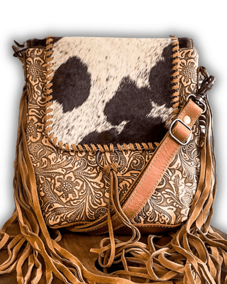 Myra Bag - Maushold Leather and Hair On Hide Crossbody Bag – Purses & Wallets from Bronco Western Supply Co.