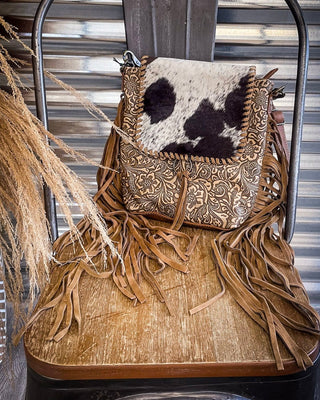 Myra Bag - Maushold Leather and Hair On Hide Crossbody Bag – Purses & Wallets from Bronco Western Supply Co.