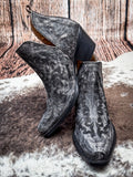 Myra Bag - Moonlight on the Mesa Booties in Crackle Black - Women's Shoes - Myra Bag - Bronco Western Supply Co.