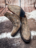Myra Bag - Moonlight on the Mesa Booties in Crackle Brown - Women's Shoes - Myra Bag - Bronco Western Supply Co.