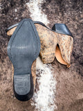 Myra Bag - Moonlight on the Mesa Booties in Crackle Brown - Women's Shoes - Myra Bag - Bronco Western Supply Co.