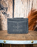 Myra Bag - Outlander Edge Credit Card Holder in Ash Grey - Purses & Wallets - Myra Bag - Bronco Western Supply Co.