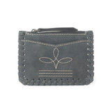 Myra Bag - Outlander Edge Credit Card Holder in Ash Grey - Purses & Wallets - Myra Bag - Bronco Western Supply Co.
