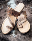 Myra Bag - Point Ridge Hand Tooled Sandals - Women's Shoes - Myra Bag - Bronco Western Supply Co.