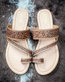 Myra Bag - Point Ridge Hand Tooled Sandals - Women's Shoes - Myra Bag - Bronco Western Supply Co.