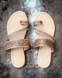 Myra Bag - Point Ridge Hand Tooled Sandals - Women's Shoes - Myra Bag - Bronco Western Supply Co.