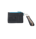 Myra Bag - Pride of Prickly Pears Card Holder in Black - Purses & Wallets - Myra Bag - Bronco Western Supply Co.