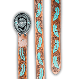 Myra Bag - Radianite Hand Tooled Belt - Accessories - Myra Bag - Bronco Western Supply Co.