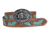 Myra Bag - Radianite Hand Tooled Belt - Accessories - Myra Bag - Bronco Western Supply Co.