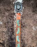 Myra Bag - Radianite Hand Tooled Belt - Accessories - Myra Bag - Bronco Western Supply Co.