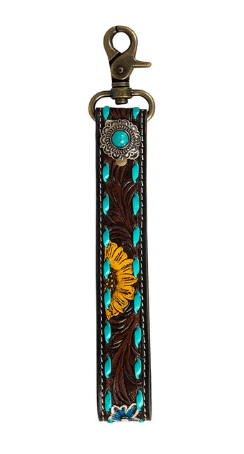 Myra Bag - Sunflower Sunrise Key Fob – Accessories from Bronco Western Supply Co.