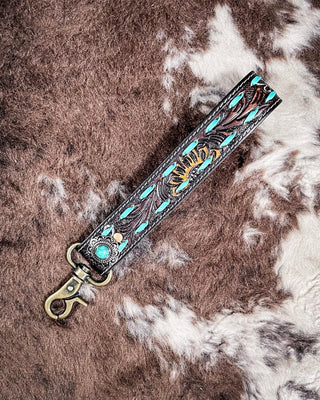 Myra Bag - Sunflower Sunrise Key Fob – Accessories from Bronco Western Supply Co.