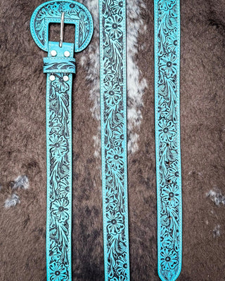 Myra Bag - Talon High Desert Belt In Turquoise – Accessories from Bronco Western Supply Co.