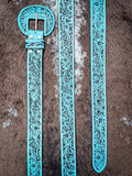 Myra Bag - Talon High Desert Belt In Turquoise - Accessories - Myra Bag - Bronco Western Supply Co.