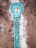 Myra Bag - Talon High Desert Belt In Turquoise - Accessories - Myra Bag - Bronco Western Supply Co.