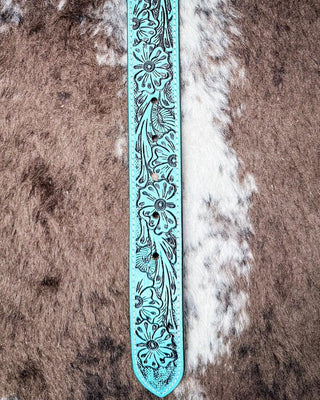 Myra Bag - Talon High Desert Belt In Turquoise – Accessories from Bronco Western Supply Co.