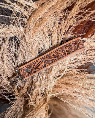 Myra Bag - Tampico Trails Key Fob in Honey – Accessories from Bronco Western Supply Co.