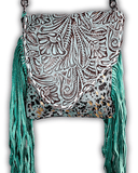 Myra Bag - Tellard Falls Concealed Carry Bag in Turquoise - Purses & Wallets - Myra Bag - Bronco Western Supply Co.