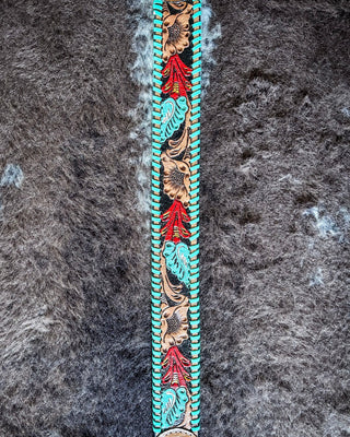 Myra Bag - Tropical Forest Hand - Tooled Concho Belt – Accessories from Bronco Western Supply Co.