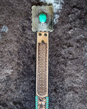 Myra Bag - Tropical Forest Hand - Tooled Concho Belt - Accessories - Myra Bag - Bronco Western Supply Co.