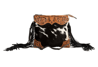 Myra Bag - Tumbleweed Trail Fringed Hand Tooled Crossbody Bag – Purses & Wallets from Bronco Western Supply Co.