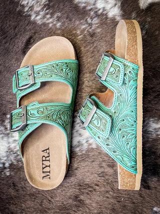 Myra Bag - Verdent Ranges - Hand Tooled - Sandals - Western Footwear - Bronco Western Supply Co.