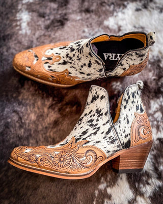 Myra Bag - West Street Western Hand - Tooled Booties – Women's Shoes from Bronco Western Supply Co.