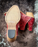 Myra Bag - Western Moxie Booties in Scarlet - Women's Shoes - Myra Bag - Bronco Western Supply Co.
