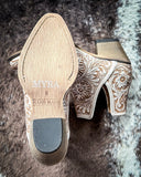 Myra Bag - Western Moxie Booties in White Chocolate - Women's Shoes - Myra Bag - Bronco Western Supply Co.