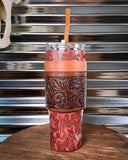 Myra Bag - Wide Wyoming Tumbler in Brown - Gift Items - Myra Bag - Bronco Western Supply Co.