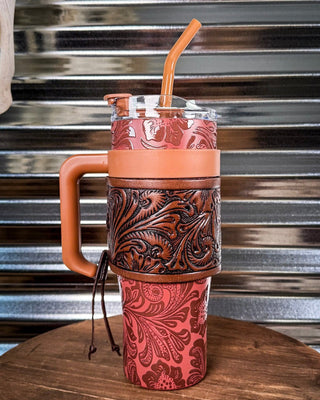 Myra Bag - Wide Wyoming Tumbler in Brown – Gift Items from Bronco Western Supply Co.