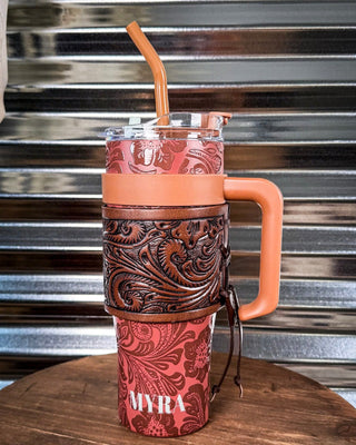 Myra Bag - Wide Wyoming Tumbler in Brown – Gift Items from Bronco Western Supply Co.