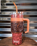 Myra Bag - Wide Wyoming Tumbler in Brown - Gift Items - Myra Bag - Bronco Western Supply Co.