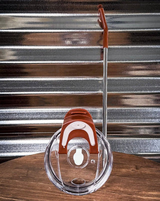 Myra Bag - Wide Wyoming Tumbler in Brown and White – Gift Items from Bronco Western Supply Co.