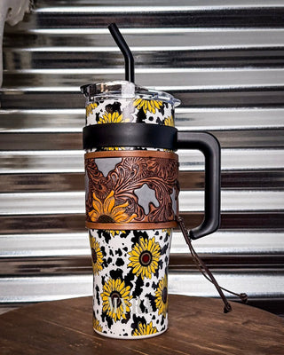 Myra Bag - Wide Wyoming Tumbler In Yellow – Gift Items from Bronco Western Supply Co.