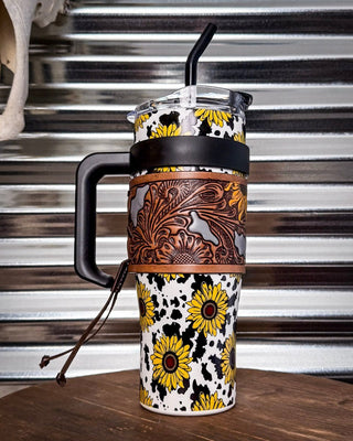 Myra Bag - Wide Wyoming Tumbler In Yellow – Gift Items from Bronco Western Supply Co.