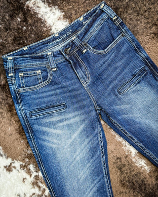 Never Give Up Bootcut Jeans by Cowgirl Tuff – Apparel from Bronco Western Supply Co.