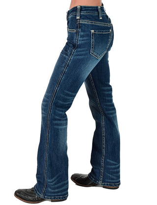 Never Give Up Bootcut Jeans by Cowgirl Tuff – Apparel from Bronco Western Supply Co.
