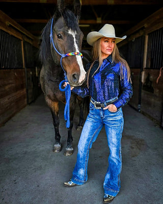 Next Level Light Jeans by Cowgirl Tuff – Apparel from Bronco Western Supply Co.