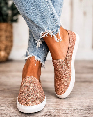 Nova Slip - On Sneaker in Tan by Very G – Women's Shoes from Bronco Western Supply Co.