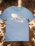Ol' Glory Hooey T-Shirt - Dark Denim - Apparel - Hooey - Bronco Western Supply Co.