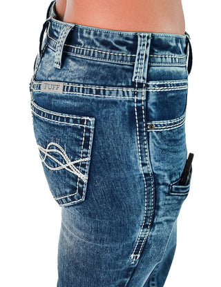 OMG2 Mid Rise Bootcut Jeans in Medium Wash by Cowgirl Tuff – Apparel from Bronco Western Supply Co.